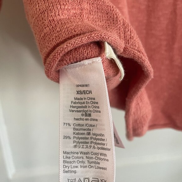 Madewell | Women's Short Sleeve Sweatshirt | Pink | XS | NWOT - Picture 7 of 7